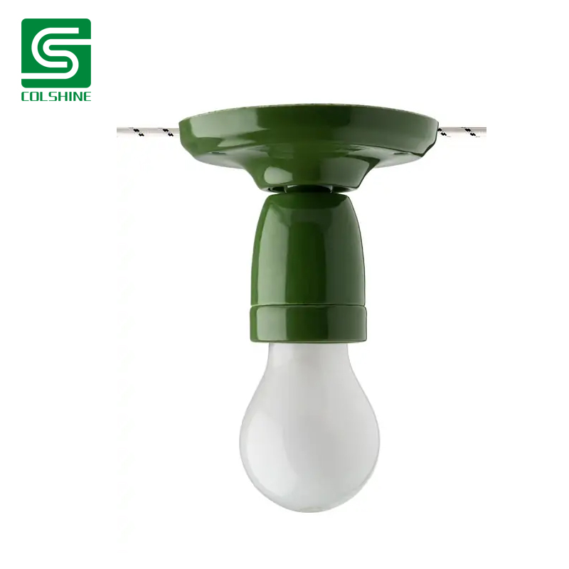 White Lamp Holder